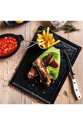 Tognana Steak or burger serving platter, Vulcania, 33x24 cm