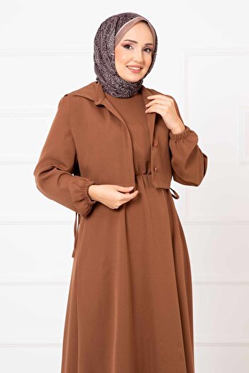 EBRUTESETTÜR Σετ φόρεμα Bolero Hijab