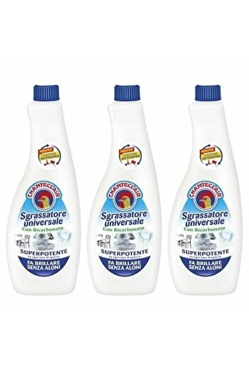 chante clair Balení 3 ks univerzálního odmašťovače s hydrogenuhličitanem, ChanteClair Sgrassatore, roztok 600 ml