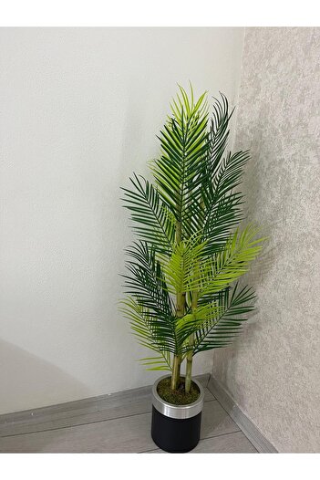 İremÇiçekçilik Yapay Çiçek Uygula 120 Cm Areka Yapay Ağaç Salon Cicegi