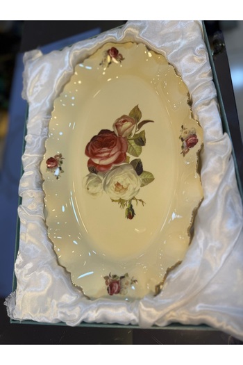 ROY KING Esterhomedecor Porcelain Oval Boat Plate 35*22cm