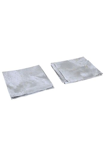 ALSAIF Cloth Dining Napkin Set 45 X 45 Cm Square 6 Pieces White
