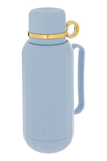 ALSAIF Rahal Plastic Thermos 1 Liter Dark Blue
