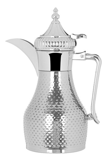 ALSAIF Tamim Steel Dallah 1 Liter Pressure Silver