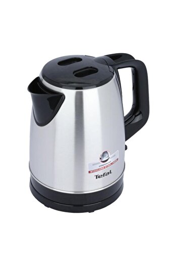 ALSAIF Steel Kettle 2000 2400 Watt 1.7 Liter Silver + Black