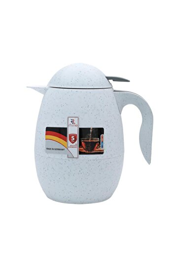 ALSAIF German Plastic Rhinestone Thermos 0.9 Liters White