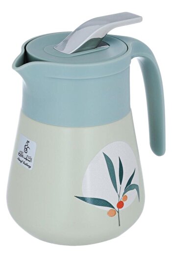 ALSAIF Golry Gloria Glass Thermos 500 Ml Plastic Body Light Green