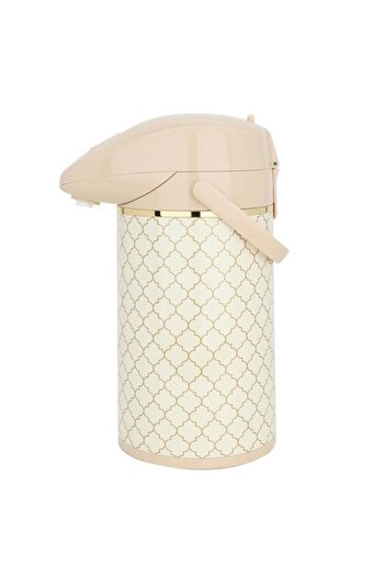 ALSAIF Plastic Thermos (Jaguar) 2.5 Liters Beige