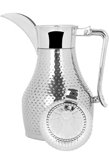 ALSAIF Tamim Steel Dallah 1 Liter Pressure Silver