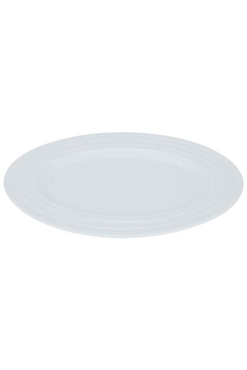 ALSAIF Porcelain Plate 30 Cm Oval White
