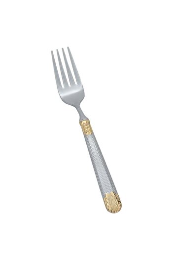 ALSAIF Steel Fork Set 6 Pieces Gold Silver Pattern