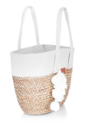 ALSAIF Wicker Thermos Bag 45 X 29 Cm White