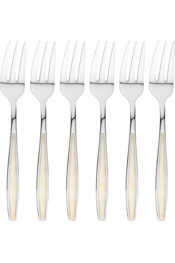 ALSAIF Steel Eating Forks Set 6 Pieces Silver