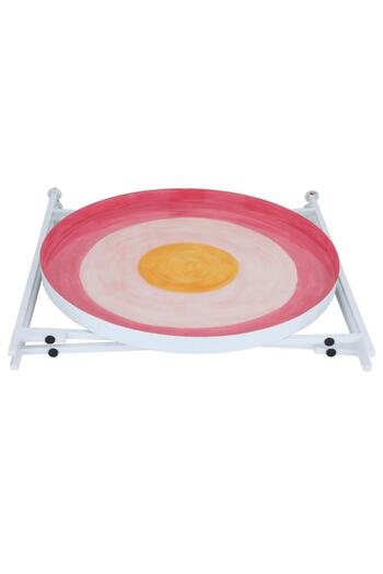 ALSAIF Steel Serving Table 47 X 48 X 48 Cm Pink
