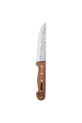 ALSAIF Hammered Steel Butcher Knife 14 Cm Wooden