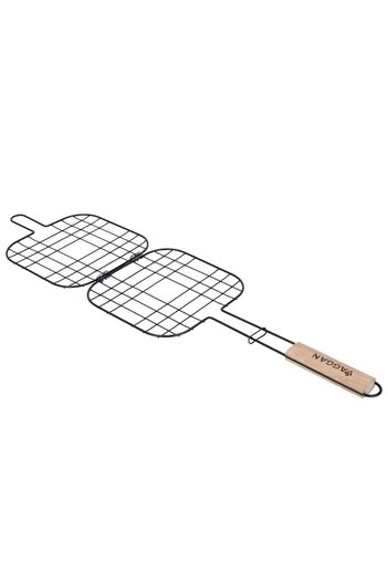ALSAIF Steel Grill Grate 21 X 21 Cm Square Black