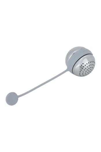 ALSAIF Steel Tea Strainer Ball Shape Silver