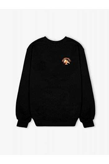 Vans Ανδρικό μαύρο φούτερ Vans Bark Loose Crew