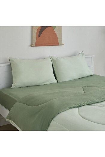Home Box Derby 3-Piece Reversible Microfiber King Comforter Set 220x240 cm