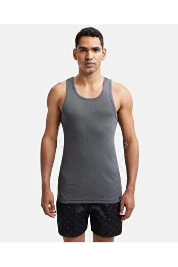 JOCKEY 24X7 Racer Back Tank Top 1467-01 Blue