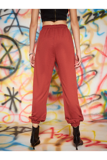 Kassually By Styli Relaxed Fit Cuffed Joggers with Drawstring Waistband