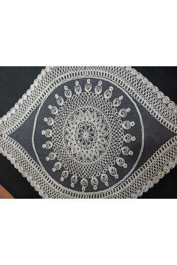 S.Y Embroidered Tray Cover with Cord