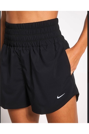 Nike One Dri-Fit Ultr High Rise 3 Br Women's Black Shorts Dx6642-010