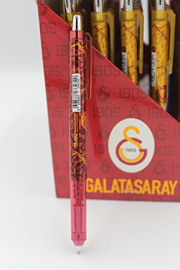 Galatasaray LİSANSLI VERSATİL KALEM METAL TOUCH UCLU 0,7MM ASLAN DESENLİ