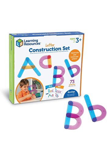 Learning Resources Letter Construction Activity Set-LER8555