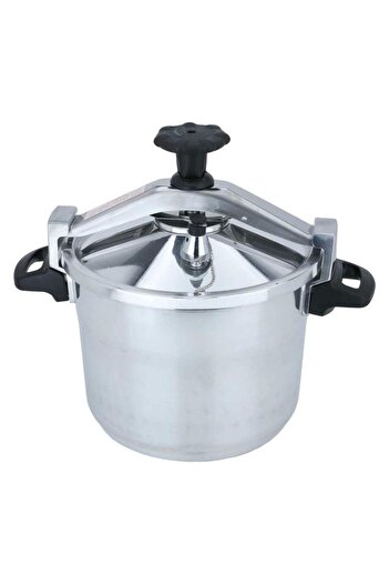 ALSAIF Aluminum Pressure Cooker 10 Liters Non Stick Coating Silver
