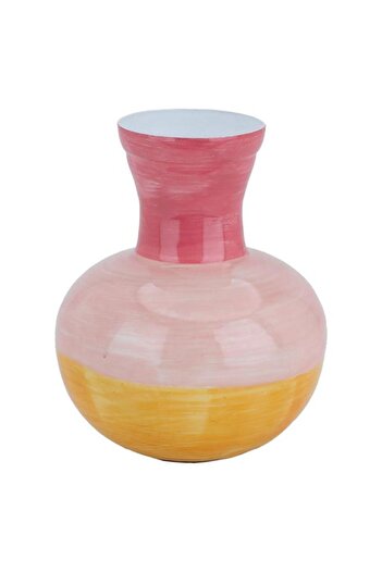 ALSAIF Glass Vase 11.5 X 10 Cm Multi Colored