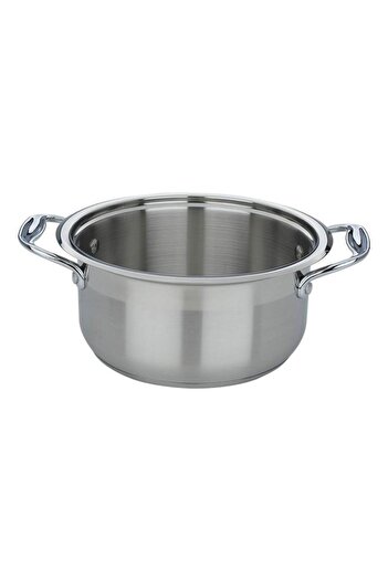 ALSAIF Steel Rocky Pot 18 Cm Silver