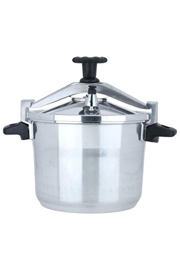 ALSAIF Aluminum Pressure Cooker 10 Liters Non Stick Coating Silver
