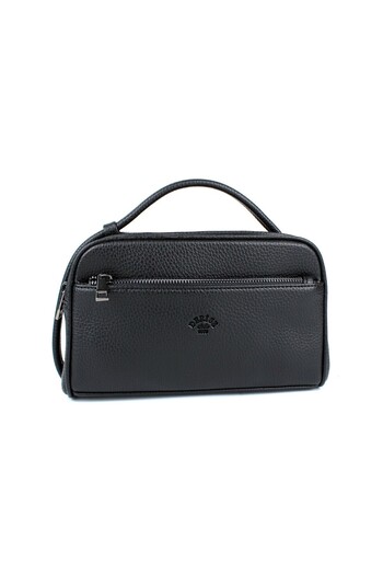 deri,se club Men's Black Clutch Bag Clutch Bag with Two Compartments Clutch Bag