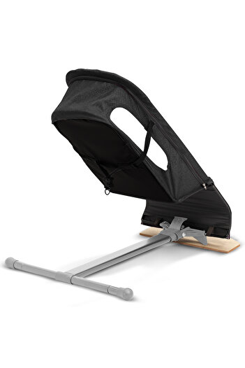 TEKNUM Baby Bouncer w/ Grab Toys - Wooden Black