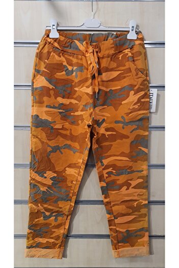 Park Moda Camouflage Pattern Italian Pants