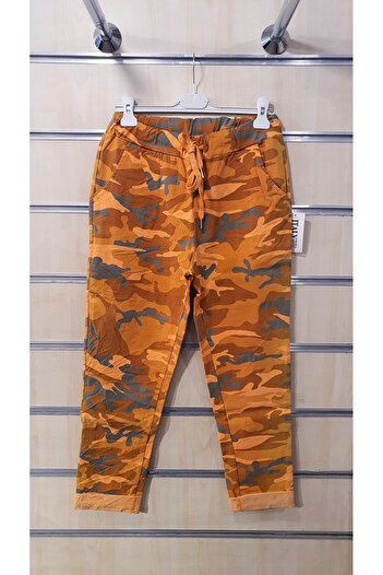 Park Moda Camouflage Pattern Italian Pants