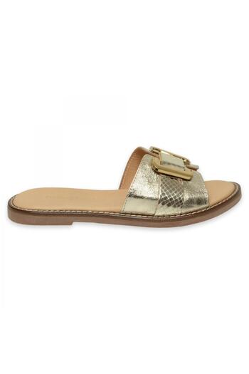 Mammamia D25Yt-1105Z Daily Gold Women's Slippers