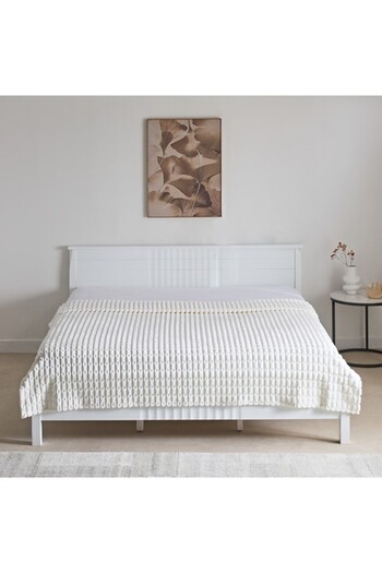 Home Box Delft Jacquard Flannel Queen Blanket 200x220 cm
