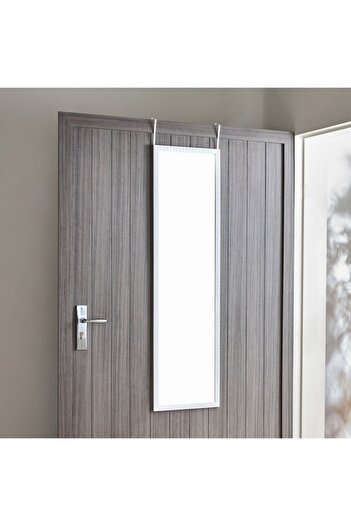 Home Box Brecklyn Over the Door Mirror with Hook 34x124x1.2 cm