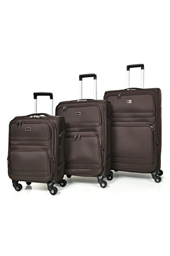 MORANO Morano 3 Pieces Canvas Luggage Set 28/24/20 Inch