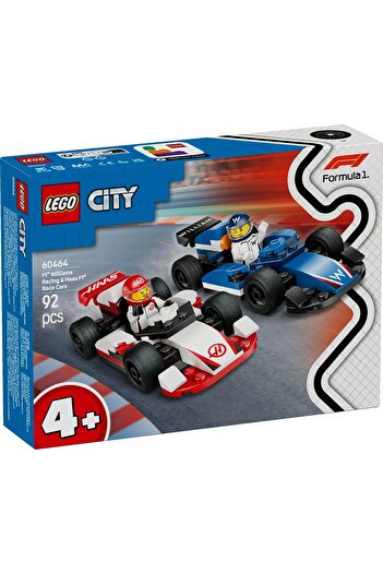 Lego City F1 RACING CARS WILLIAMS RACING AND HAAS F1 60464