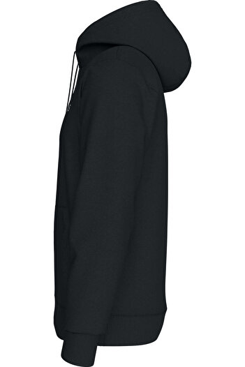 Tommy Hilfiger Erkek Siyah Kapüşonlu Sweatshirt