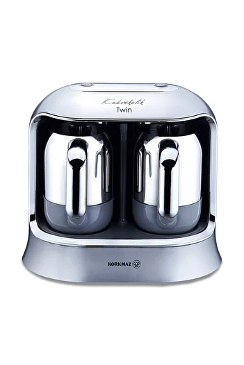 KORKMAZ Deluxe Automatic Coffee Maker 800W Grey/Chrome