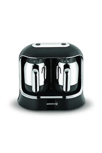 KORKMAZ Deluxe Automatic Coffee Maker 800W Black/Chrome