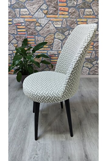 COVER TEKSTİL RETRO TUĞLA DESEN SANDALYE KILIFI ÖRTÜSÜ Mutfak Sandalyesi kılıfı Yemek Sandalyesi kılıfı