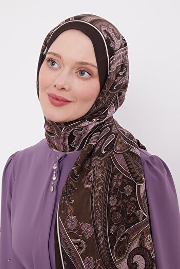 Levidor Dusty Rose Ethnic Pattern Royal Shawl