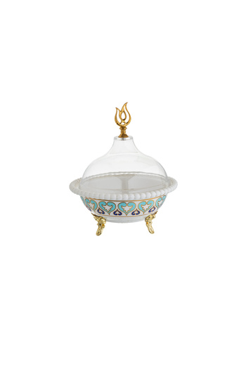 Dania Porcelain date Bowl with cover