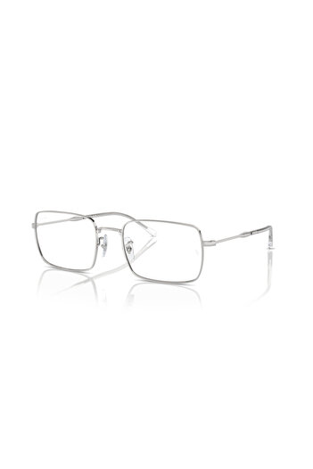 Ray-Ban Ray Ban Vista Unisex Rectangular Eyeglasses- Rb 6520 - Lense Size:53mm - Silver