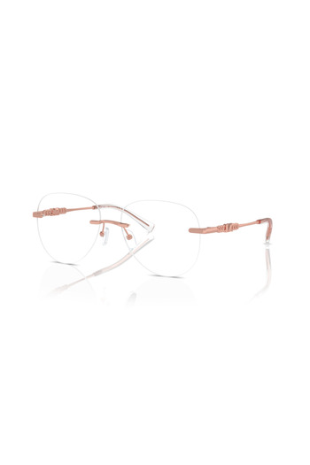 Michael Kors Woman Round Eyeglasses- Mk 3077 - Lense Size:56mm - Shiny Rosegold